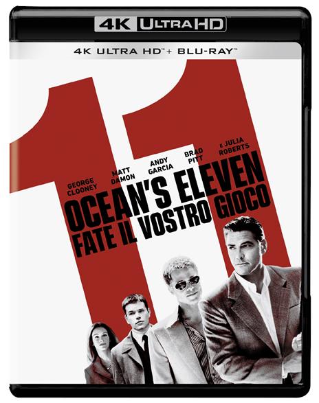 Ocean's Eleven (Blu-ray + Blu-ray Ultra HD 4K) di Steven Soderbergh -  Blu-ray + Blu-ray Ultra HD 4K  - 2