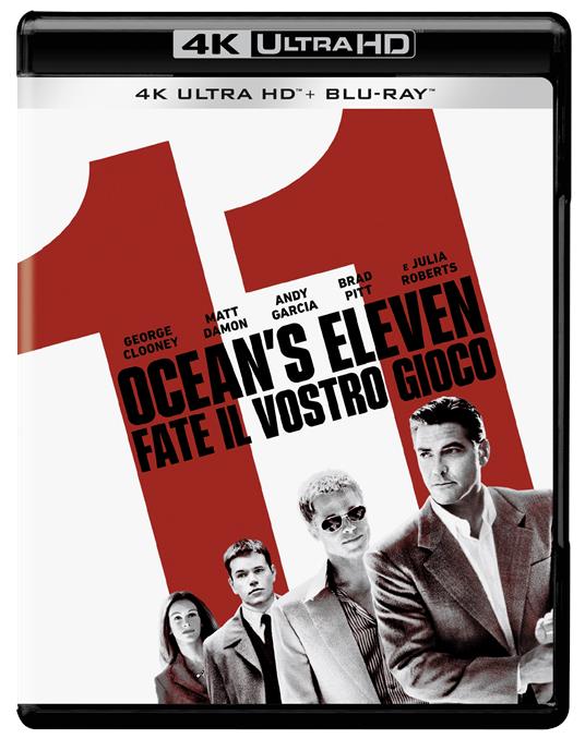 Ocean's Eleven (Blu-ray + Blu-ray Ultra HD 4K) di Steven Soderbergh -  Blu-ray + Blu-ray Ultra HD 4K  - 2