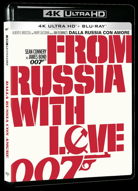 Agente 007. Dalla Russia con amore (Blu-ray + Blu-ray Ultra HD 4K) di Terence Young - Blu-ray + Blu-ray Ultra HD 4K