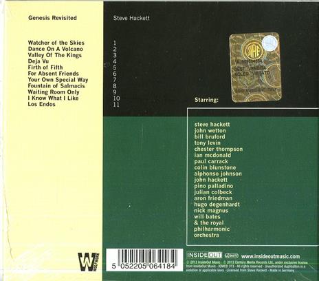 Genesis Revisited I - CD Audio di Steve Hackett - 2