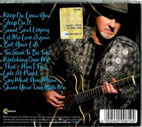 Soul Shadows - CD Audio di Paul Carrack - 2