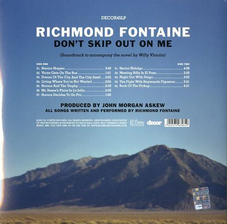 Don't Skip Out on Me - Vinile LP di Richmond Fontaine - 2