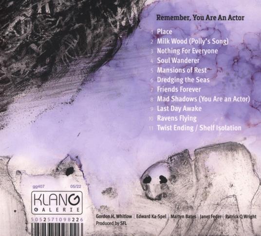 Remember, You Are An Actor - CD Audio di Sorry for Laughing - 2