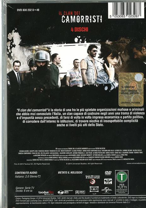 Il clan dei camorristi (3 DVD) di Alexis Sweet,Alessandro Angelini - DVD - 2