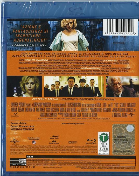 Lucy di Luc Besson - Blu-ray - 2