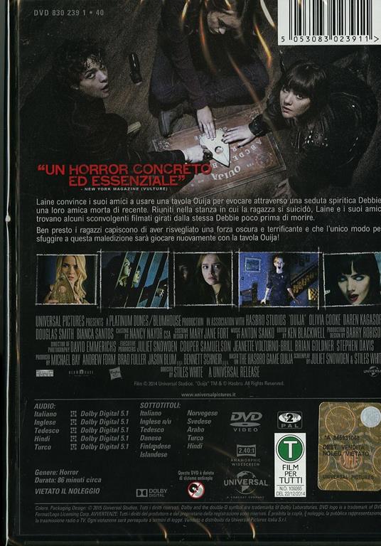 Ouija di Stiles White - DVD - 2