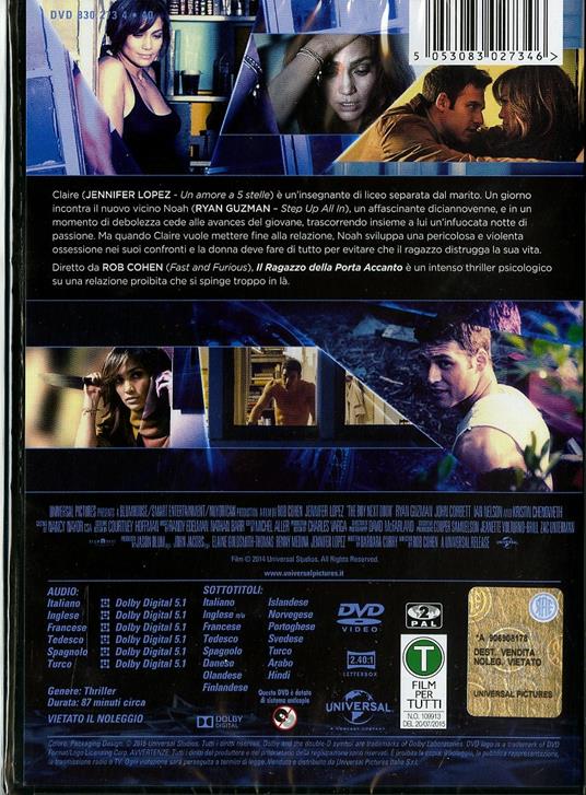 Il ragazzo della porta accanto di Rob Cohen - DVD - 2