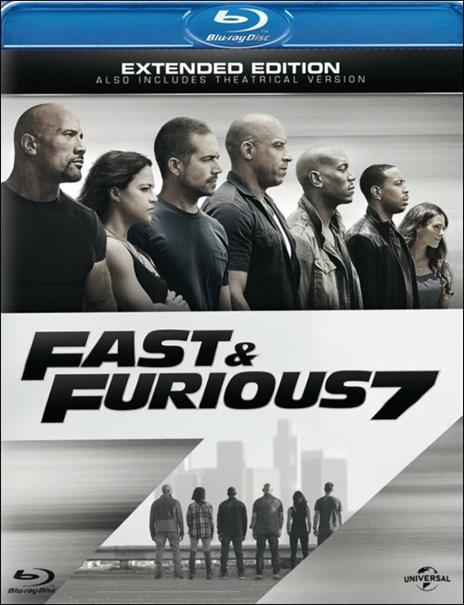 Fast & Furious 7 di James Wan - Blu-ray