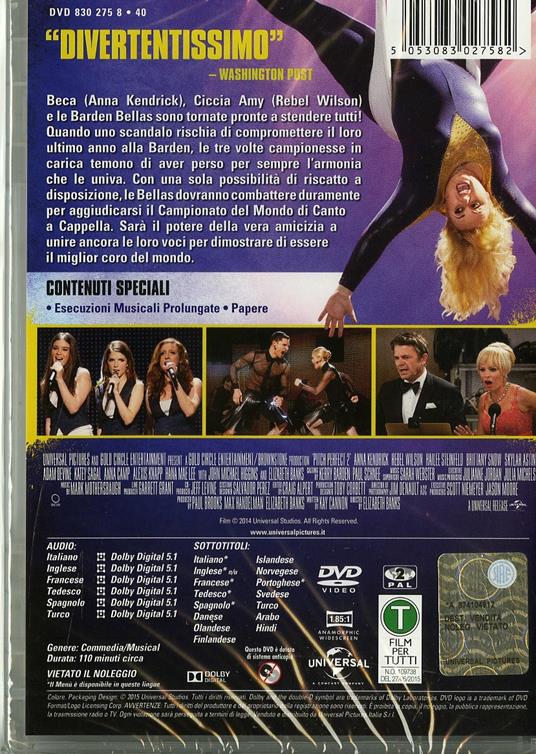 Pitch Perfect 2 di Elizabeth Banks - DVD - 2