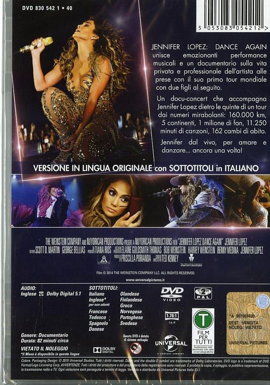 Jennifer Lopez. Dance Again di Ted Kenney - DVD - 6