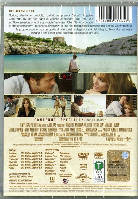By the Sea di Angelina Jolie - DVD - 2