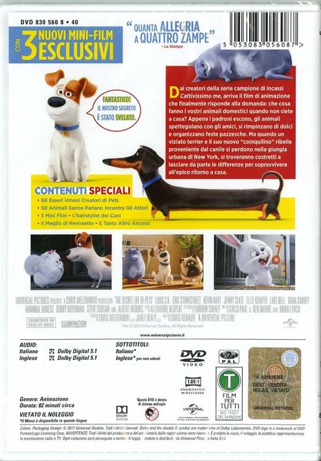 Pets. Vita da animali di Chris Renaud,Yarrow Cheney - DVD - 10