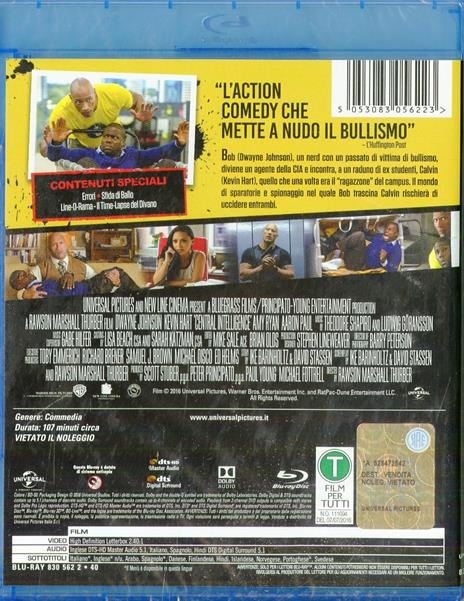 Una spia e mezzo di Rawson Marshall Thurber - Blu-ray - 2