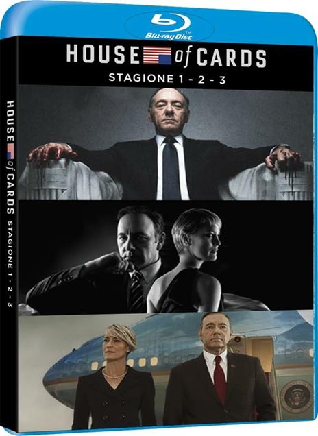 House of Cards. Stagione 1 - 3 (Serie TV ita) (12 Blu-ray) di James Foley,Carl Franklin,Allen Coulter - Blu-ray