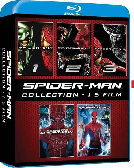 Spider-Man Collection. I 5 Film (5 Blu-ray) di Sam Raimi,Marc Webb