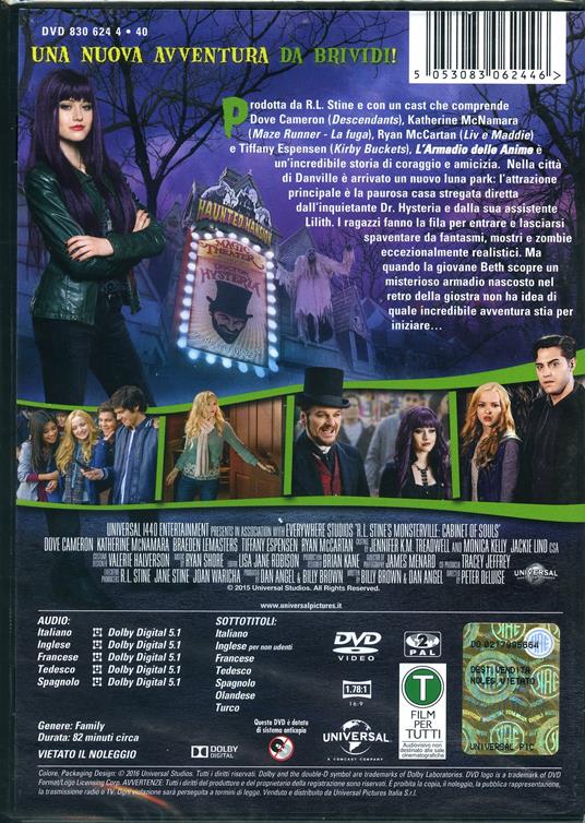 R.L. Stine. I racconti del brivido. L'armadio delle anime di Peter DeLuise - DVD - 2