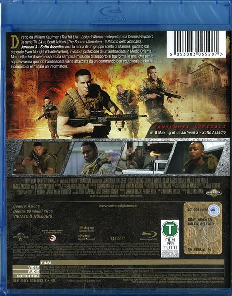 Jarhead 3. Sotto assedio di William Kaufman - Blu-ray - 2