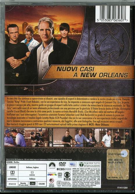 NCIS. New Orleans. Stagione 1 (Serie TV ita) (6 DVD) di James Hayman,James Whitmore Jr.,Tony Wharmby,Terrence O'Hara - DVD - 2