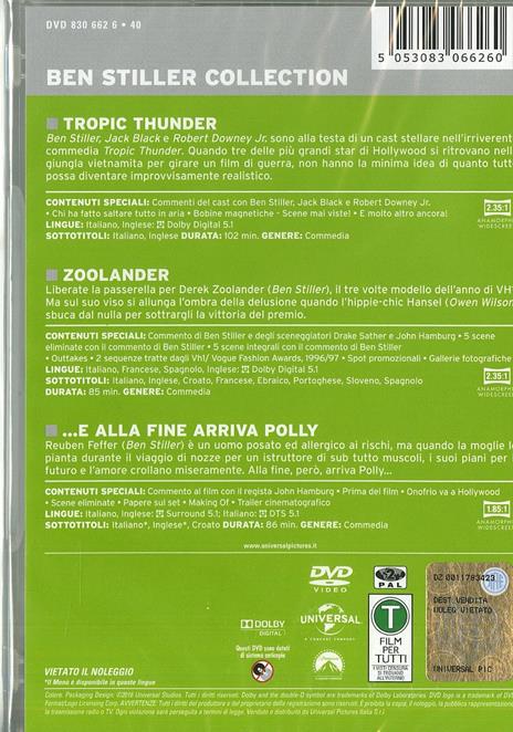 Ben Stiller Collection (3 DVD) di John Hamburg,Ben Stiller - 2