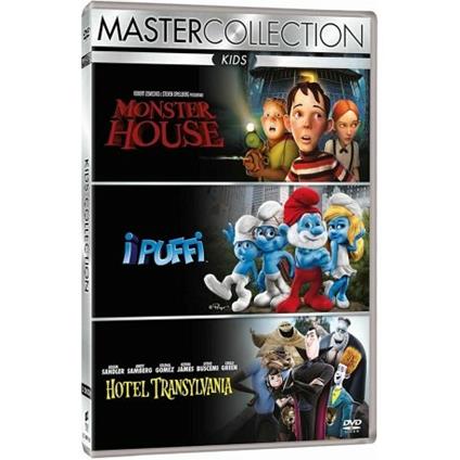I Puffi + Hotel Transylvania + Monster House (3 Blu-ray) di Gil Kenan,Genndy Tartakovsky,Raja Gosnell