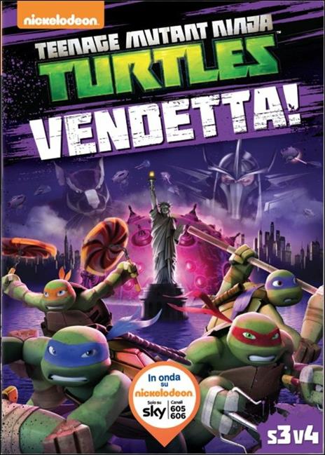 Teenage Mutant Ninja Turtles. Stagione 3. Vol. 4. Vendetta! - DVD