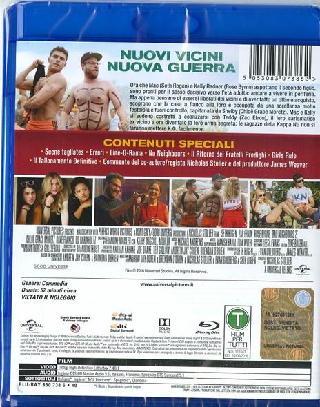 Cattivi vicini 2 di Nicholas Stoller - Blu-ray - 2