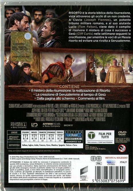 Risorto di Kevin Reynolds - DVD - 2