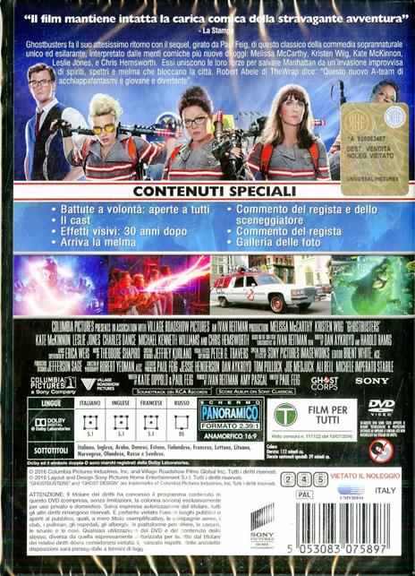 Ghostbusters 2016 (DVD) di Paul Feig - DVD - 8
