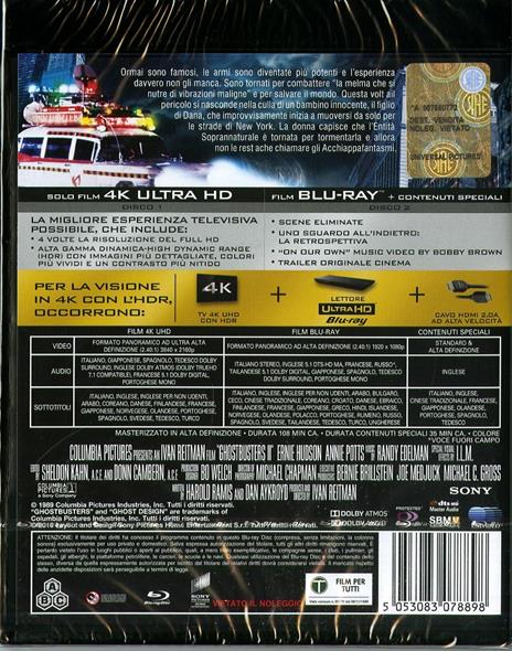 Ghostbusters II (Blu-ray + Blu-ray 4K Ultra HD) di Ivan Reitman - 3