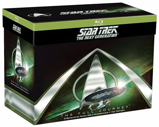 Star Trek: The Next Generation. The Full Jurney. Stagioni 1-7. Con Steelbook. Serie TV ita (41 Blu-ray) di Les Landau,Cliff Bole,Winrich Kolbe - Blu-ray