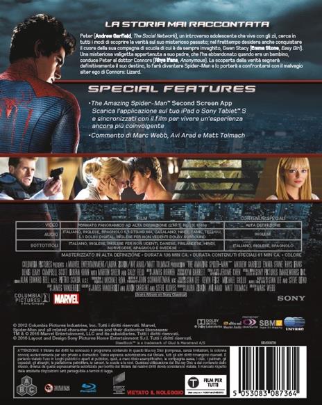 The Amazing Spider-Man. Con Steelbook di Marc Webb - Blu-ray - 2