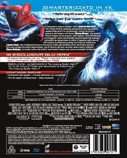 The Amazing Spider-Man 2. Il potere di Electro. Con Steelbook di Marc Webb - Blu-ray - 2