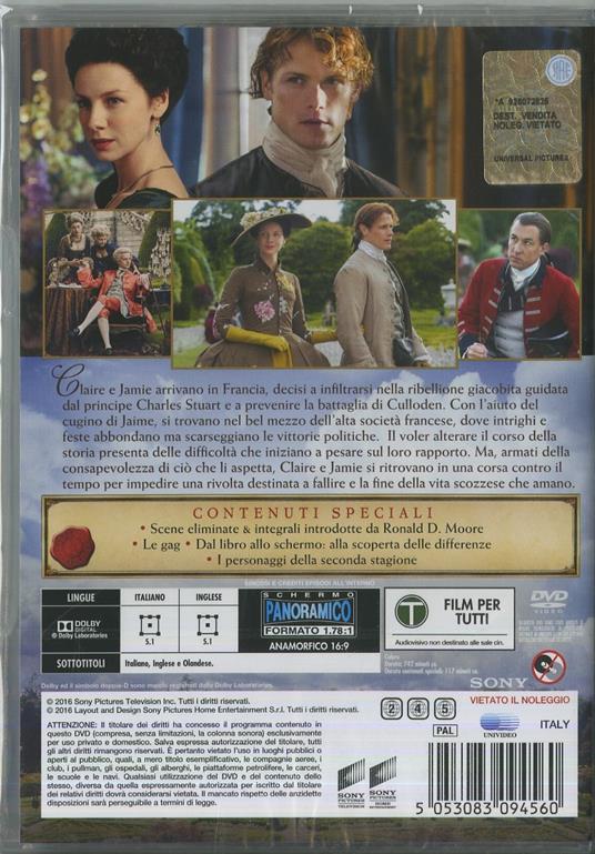 Outlander. Stagione 2 (5 DVD) di Anna Foerster,Brian Kelly,Metin Hüseyin - DVD - 2