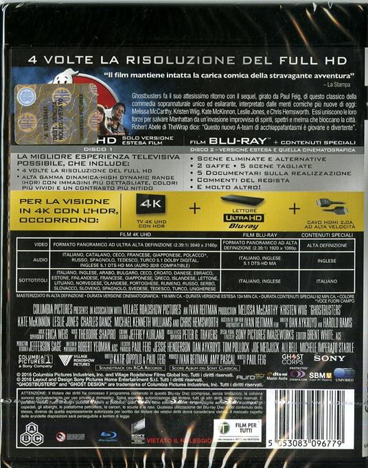 Ghostbusters (Blu-ray + Blu-ray 4K Ultra HD) di Paul Feig - 8
