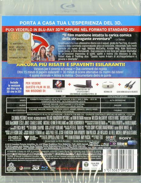 Ghostbusters 3D (Blu-ray + Blu-ray 3D) di Paul Feig - 2