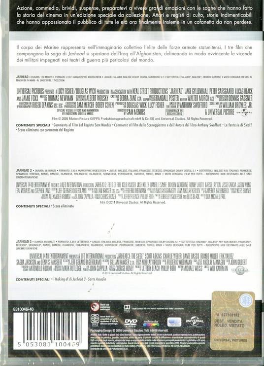 Jarhead. Master Collection (3 DVD) di William Kaufman,Sam Mendes,Don Michael Paul - 2
