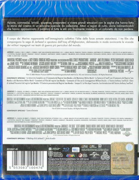 Jarhead. Master Collection (3 Blu-ray) di William Kaufman,Sam Mendes,Don Michael Paul - 2
