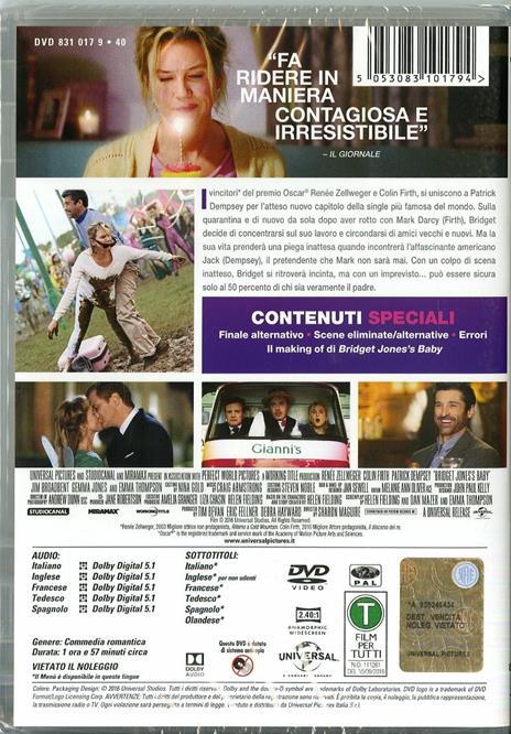 Bridget Jones's Baby (DVD) di Sharon Maguire - DVD - 10