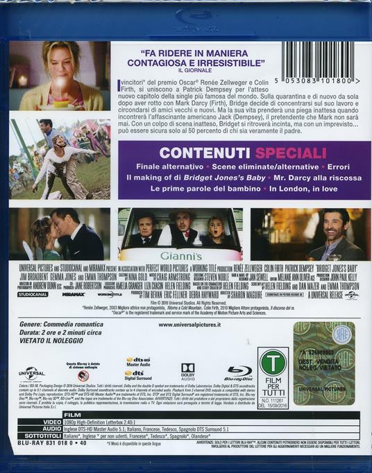 Bridget Jones's Baby (Blu-ray) di Sharon Maguire - Blu-ray - 11