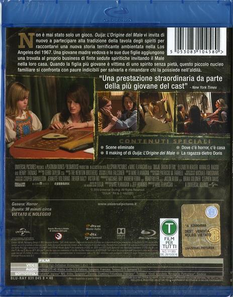 Ouija. L'origine del male (Blu-ray) di Mike Flanagan - Blu-ray - 2