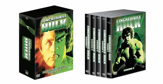 L' incredibile Hulk. La serie completa. Stagioni 1-5. Serie TV ita (24 DVD) di Patrick Boyriven,Mark A. Burley - DVD