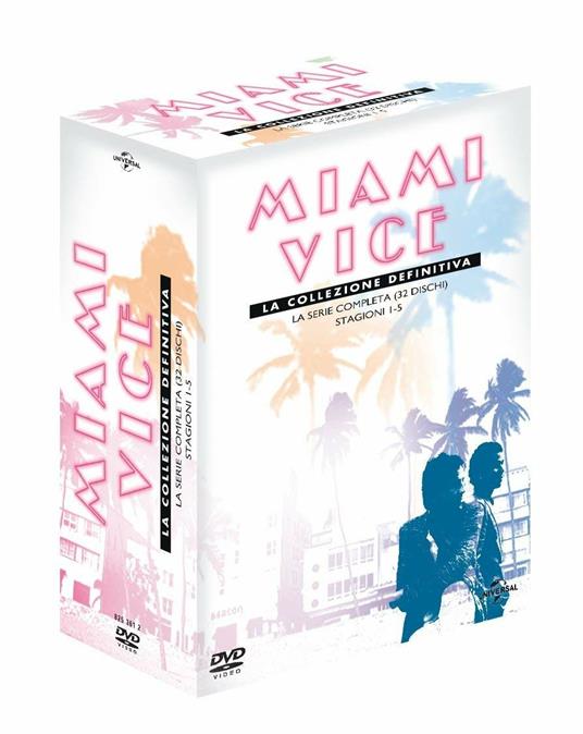 Miami Vice. La serie completa. Stagioni 1-5. Serie TV ita (32 DVD) di John Nicolella,Richard Compton,Leon Ichaso,Vern Gillum - DVD - 2