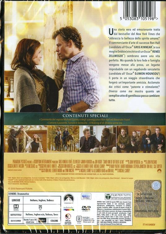 Diverso come me. Same Kind of Different as Me (DVD) di Michael Carney - DVD - 2