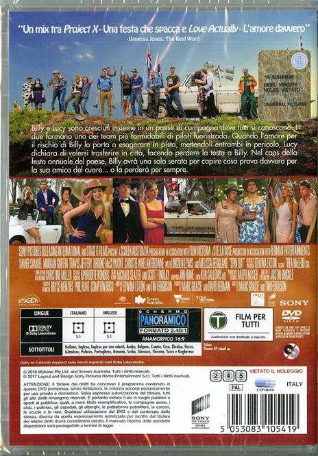 Spin Out. Amore in testacoda di Tim Ferguson,Marc Gracie - DVD - 2