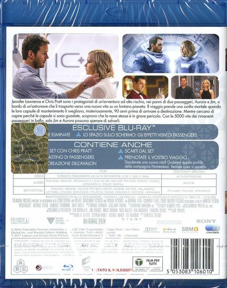 Passengers (Blu-ray) di Morten Tyldum - Blu-ray - 2