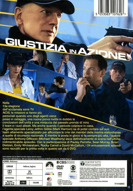 NCIS. Naval Criminal Investigative Service. Stagione 13 (6 DVD) di Tony Wharmby,James Whitmore Jr.,Arvin Brown - DVD - 2