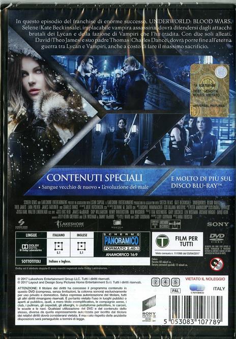 Underworld. Blood Wars (DVD) di Anna Foerster - DVD - 2