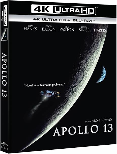 Apollo 13 (Blu-ray + Blu-ray 4K Ultra HD) di Ron Howard - Blu-ray + Blu-ray Ultra HD 4K