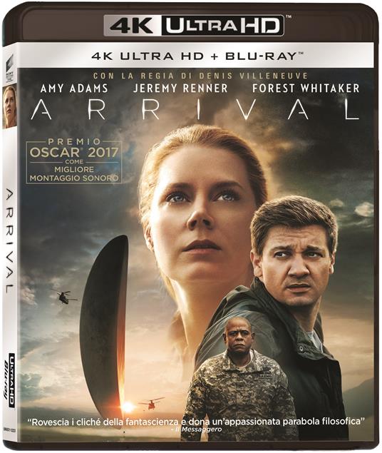 Arrival (Blu-ray + Blu-ray 4K Ultra HD) di Denis Villeneuve