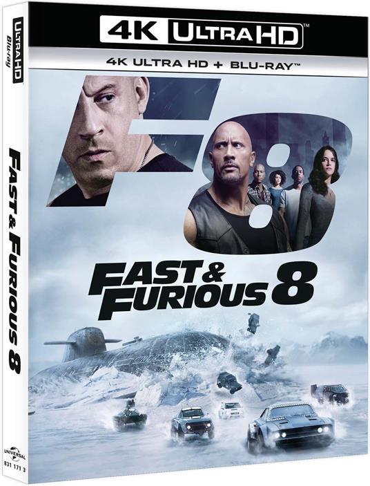 Fast & Furious 8 (Blu-ray + Blu-ray 4K Ultra HD) di F. Gary Gray